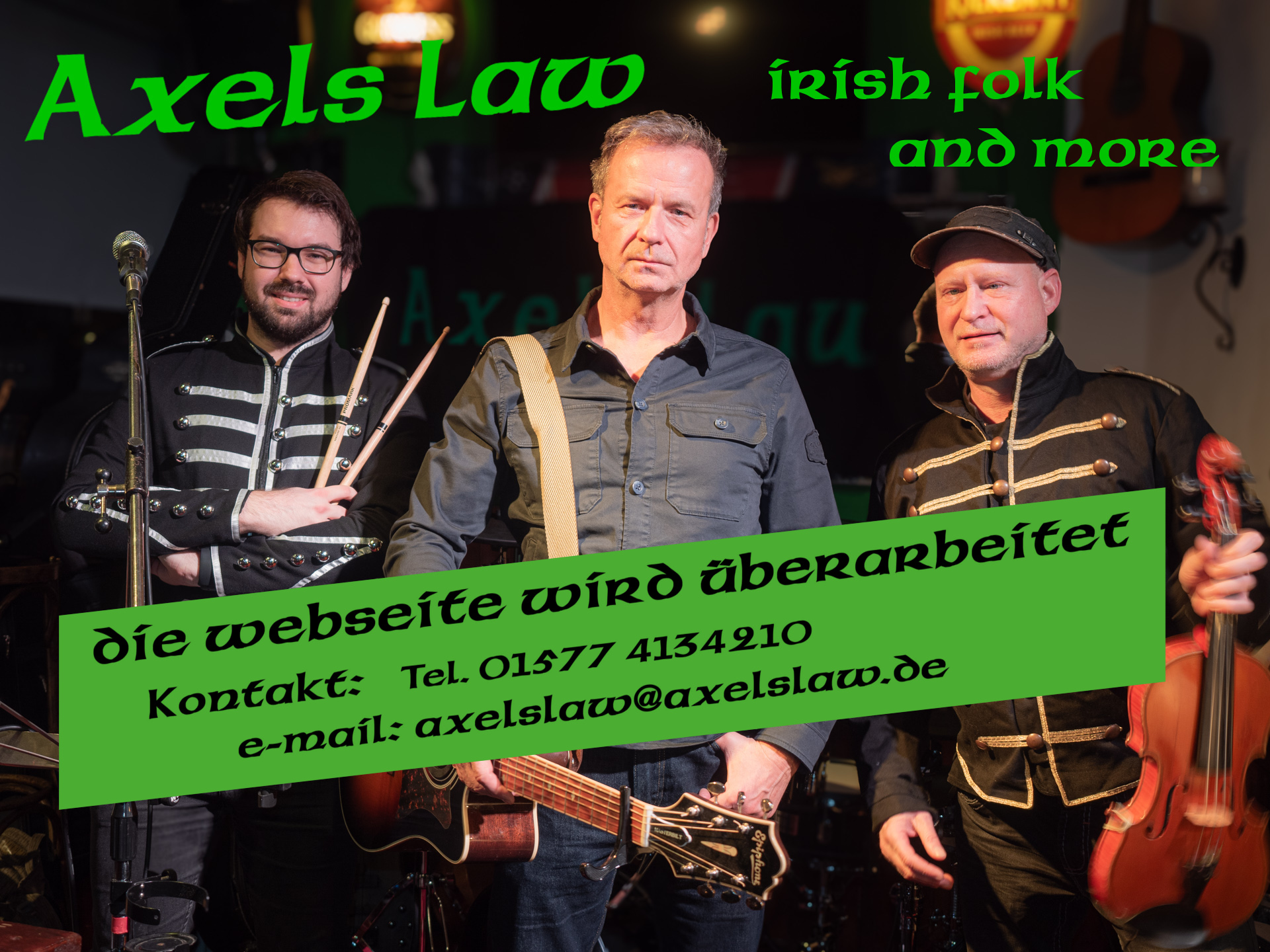 Axels Law: Under construction. Contact: Mail: axelslaw@axelslaw.de, Phone: 015774124210